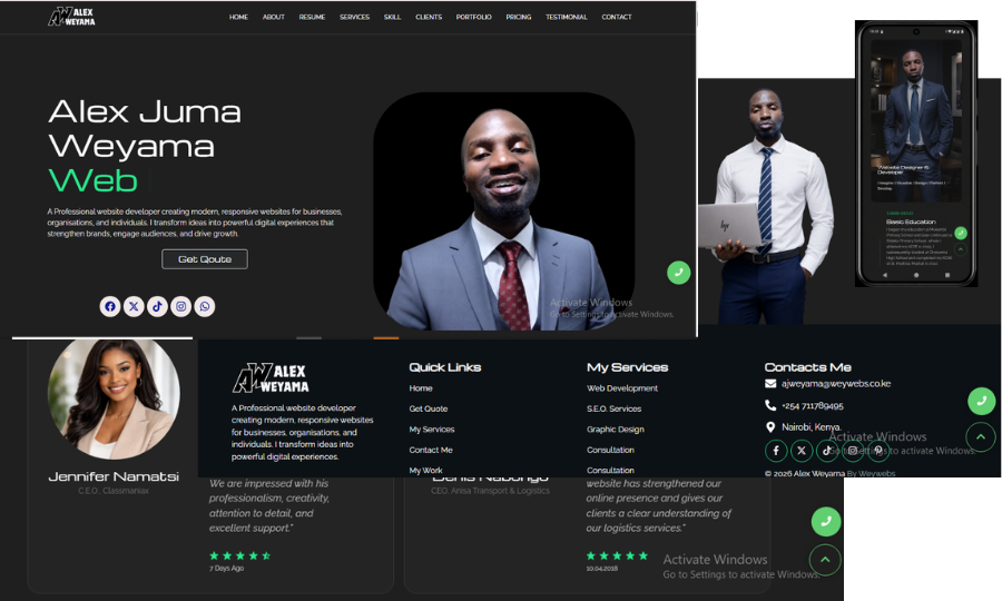 portfolio design Alex Weyama